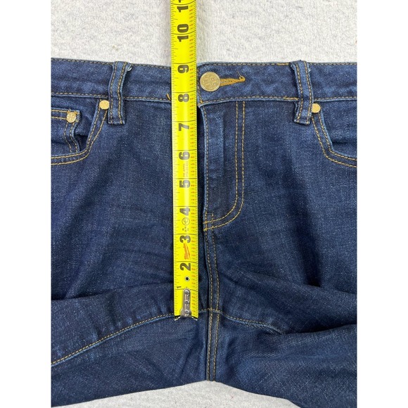 Tory Burch Super Skinny Jeans Womens 32 (Fits 35x34) Blue Stretch Denim - Picture 9 of 12